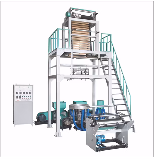 High Performance Automatic Factory Price Ab Double Layers Co-Extrusion Film Blowing Machine HDPE/LDPE/PE Blown Film Machinery Plastic
