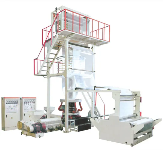High Performance Automatic Factory Price Ab Double Layers Co-Extrusion Film Blowing Machine HDPE/LDPE/PE Blown Film Machinery Plastic